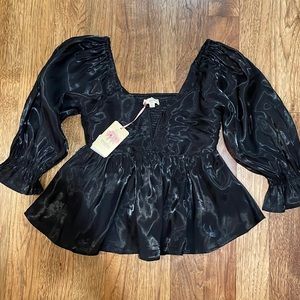 Shimmer Blouse with 3/4 sleeve NWT